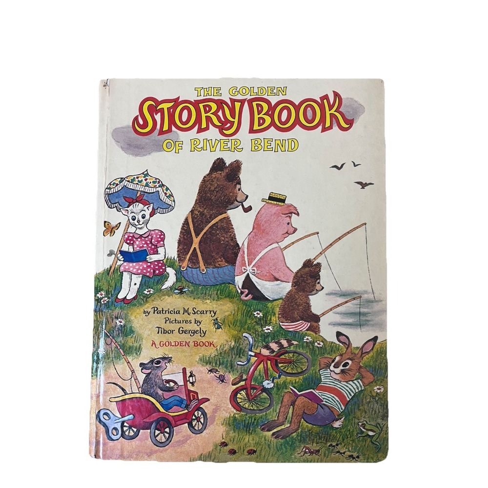 VTG The Golden Story Book of River Bend Kids OS Multi Good Illustrated